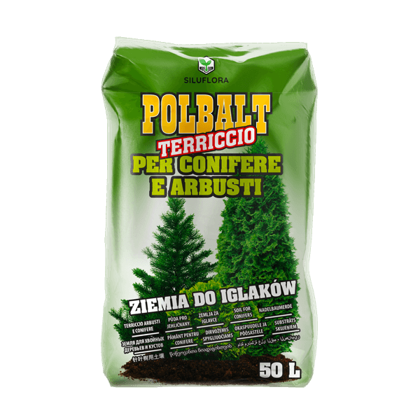 Ziemia do iglaków POLBALT – substrat stworzony dla roślin kwaśnolubnych