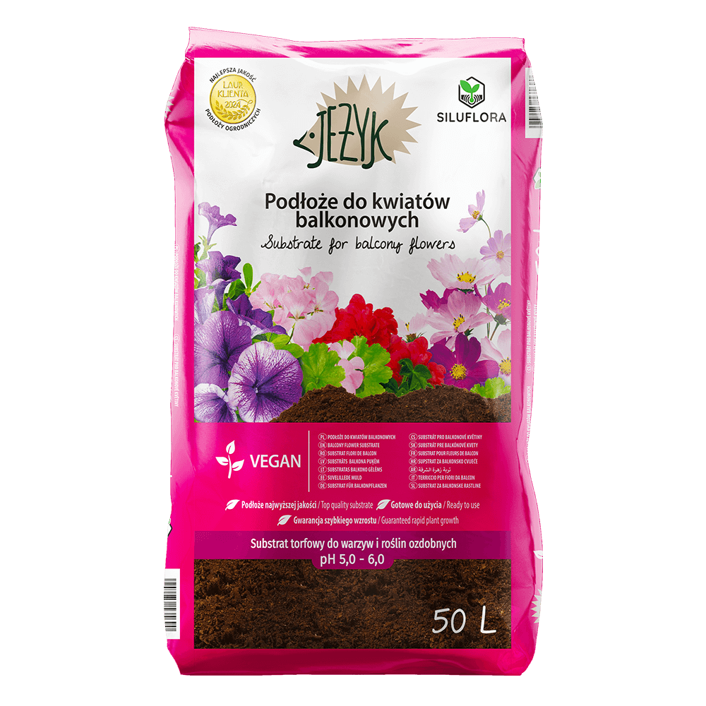 Hedgehogs - un substrat pentru plantele de balcon